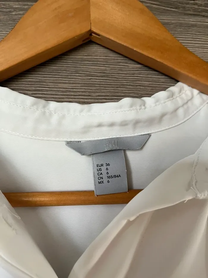 Chemise blanche H&M 36 - photo numéro 2