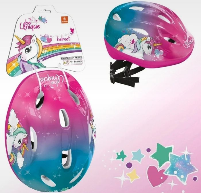 Vélo Licorne 16" 40 cm Filles,+ casque neuf  Blanc/Rose, 40,6 cm
 Neuf - photo numéro 5