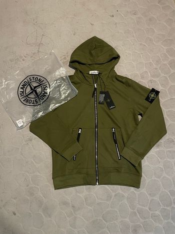 Veste Stone Island - Taille L - Vert Kaki