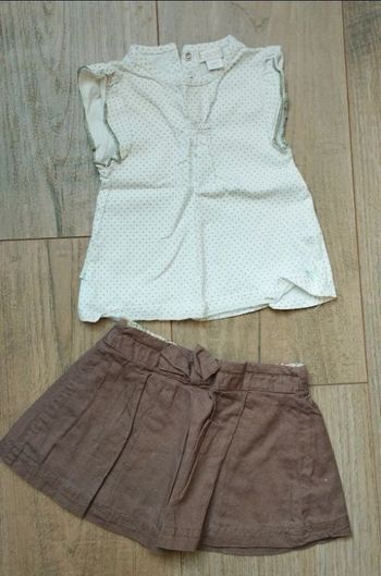 Ensemble jupe et t-shirt 3 mois