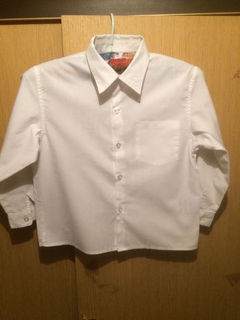 Chemise blanche garçon 6 ans