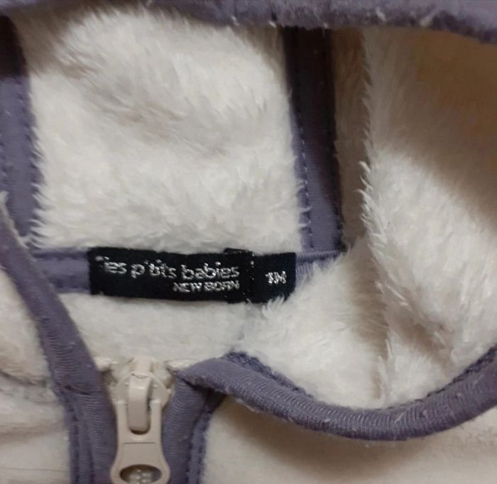 Lot 4 vêtements chauds fille taille 1 mois - photo numéro 6