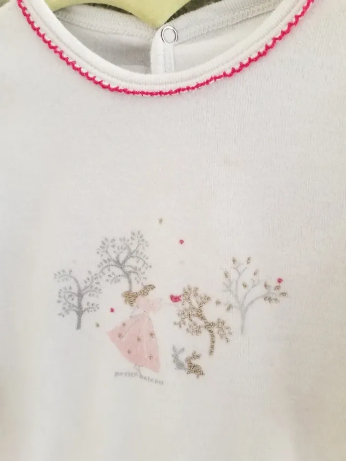 Pyjama velour petit bateau 12 mois - photo numéro 2