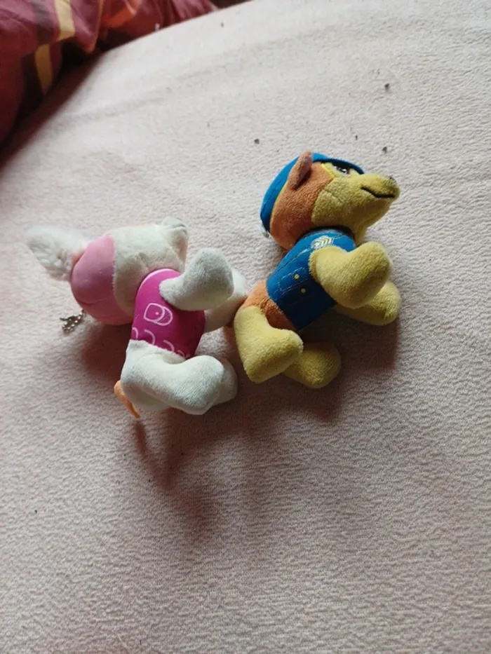Lot 2 peluches pat patrouille - photo numéro 6