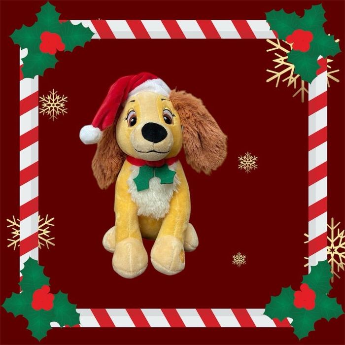 Peluche lady noël