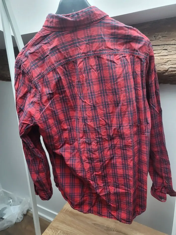 Chemise à carreaux Hollister - photo numéro 2
