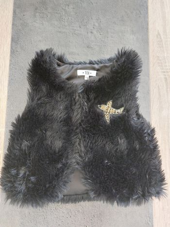 Gilet manche courte fille