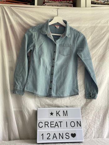 Chemise 12 ans tape à l’œil