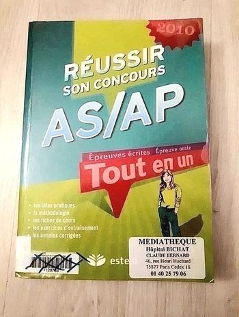 Réussir son concours As/Ap aide-soignant - auxiliaire de puériculture