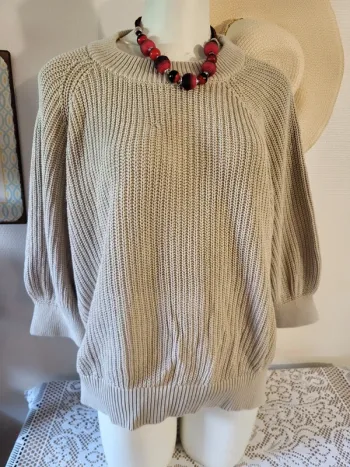 Pull maille overzise