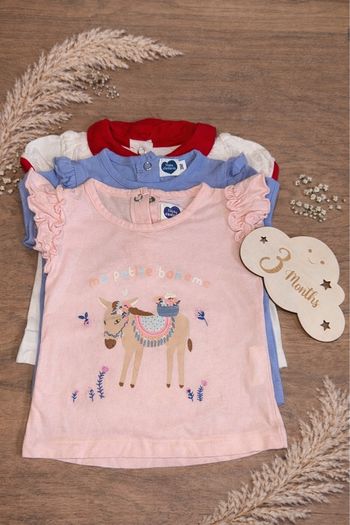 Lots de 3 hauts petite fille taille 3 mois