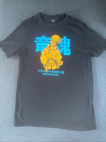Tee shirt garçon XS noir manga