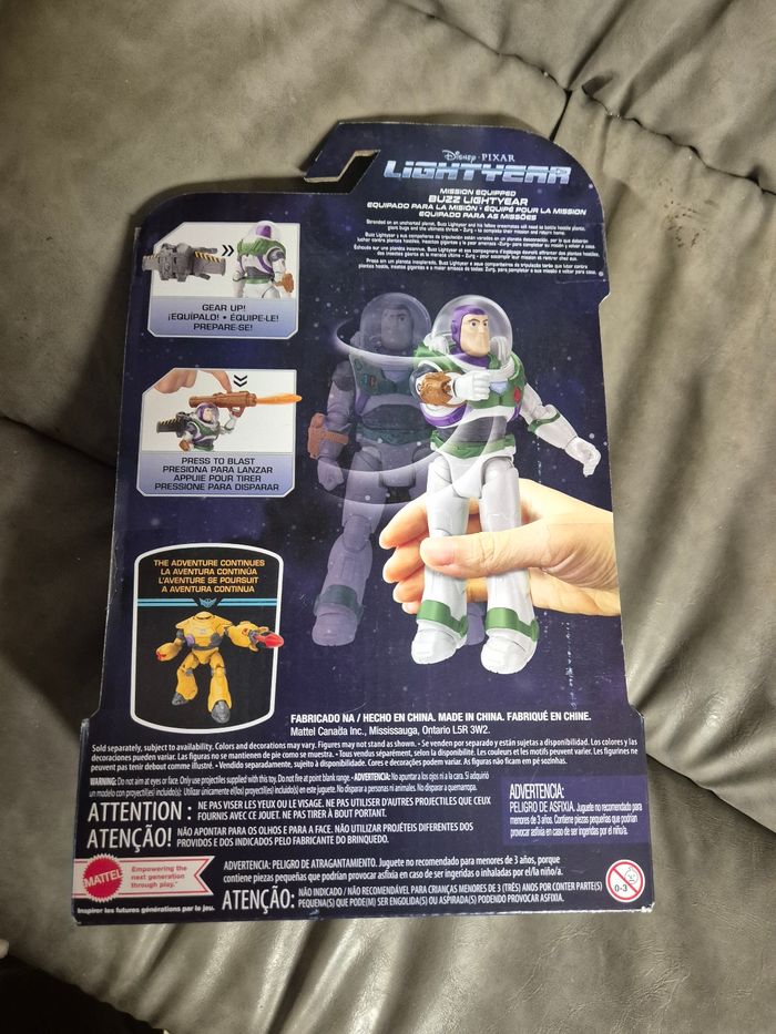 Figurine buzz l éclair de disney pixar neuf - photo numéro 2