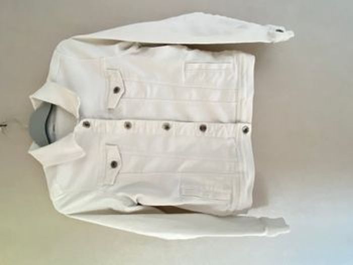 Veste blanche en jean T 16ans - photo numéro 5