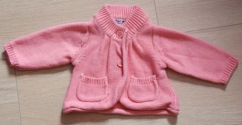 Gilet rose 1mois