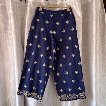 Pantalon brodé Kiabi