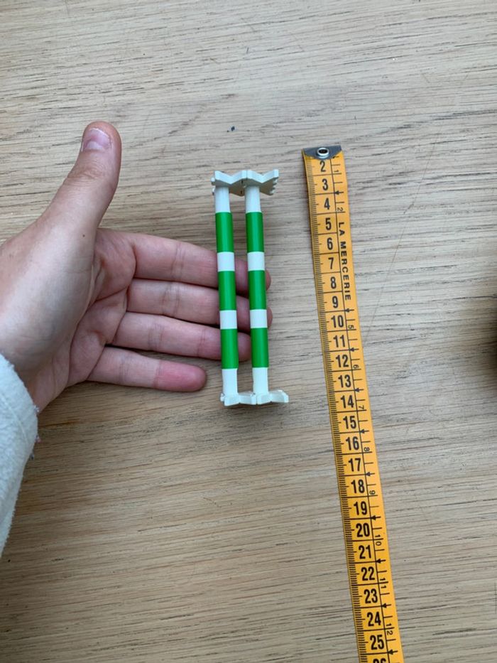 Jouet lot de barre pour chevaux manège saut obstacle vert - photo numéro 2