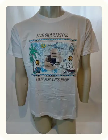Tee shirt île Maurice Taille L