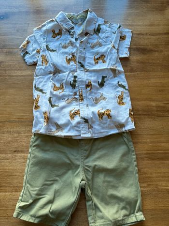 Ensemble été short chemise