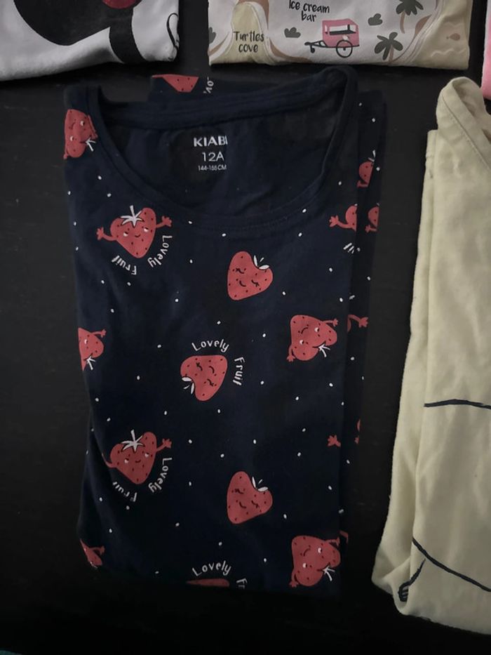 Lot tee-shirts fille 12 ans - photo numéro 6