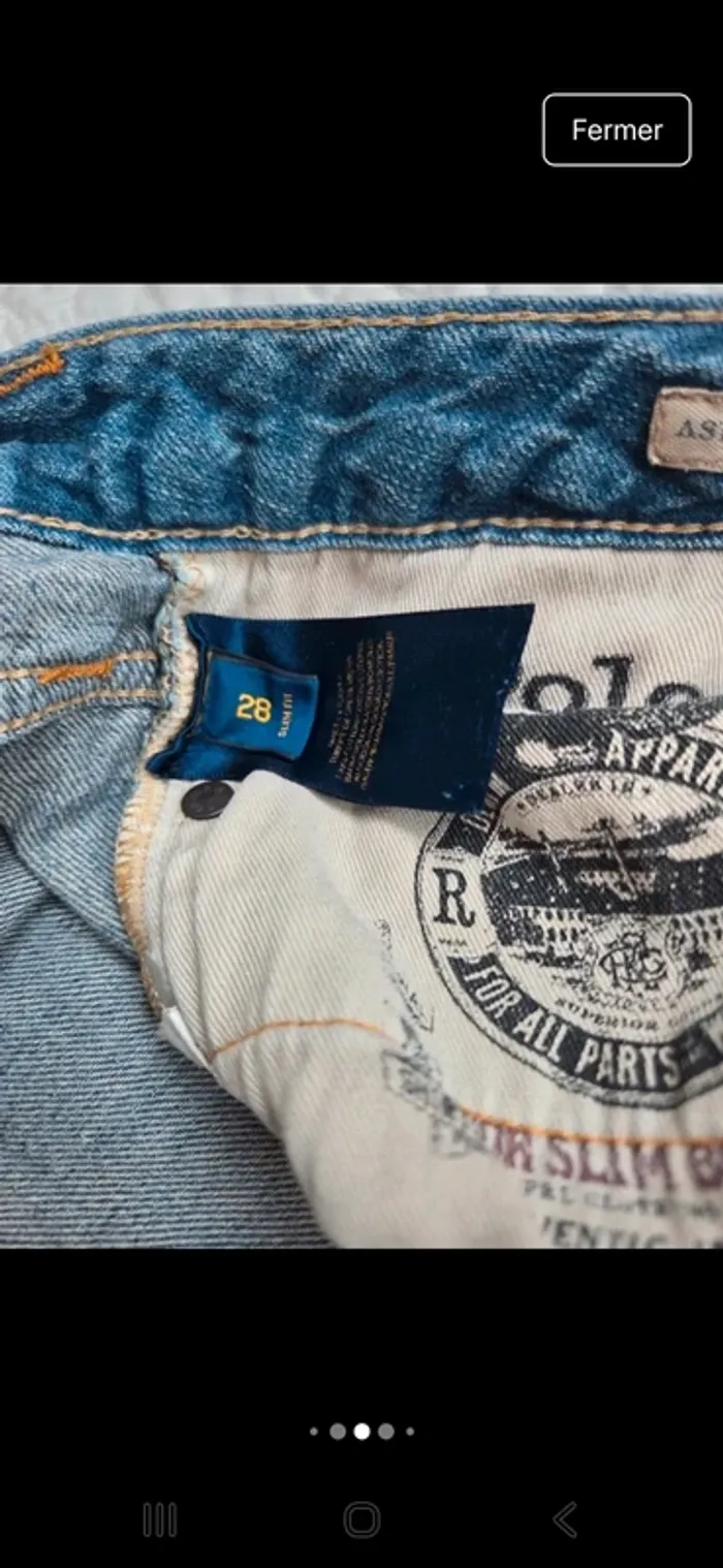 👖 Jeans Femme Polo Ralph Lauren W28 | Tfr 38 Slim Fit - photo numéro 7