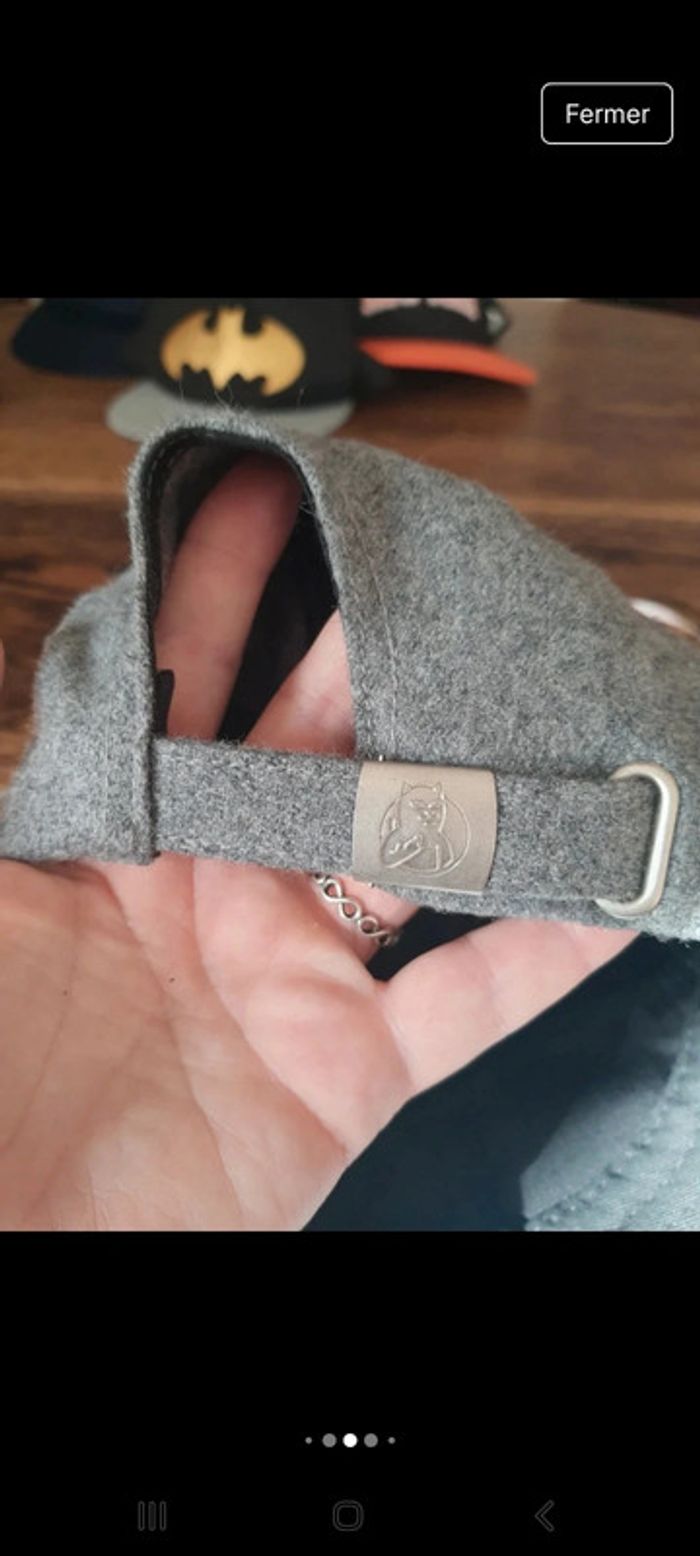Casquette grise Ripndip réglable 50% laine - photo numéro 14