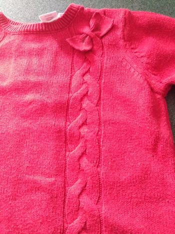 Pull torsadé, grain de blé