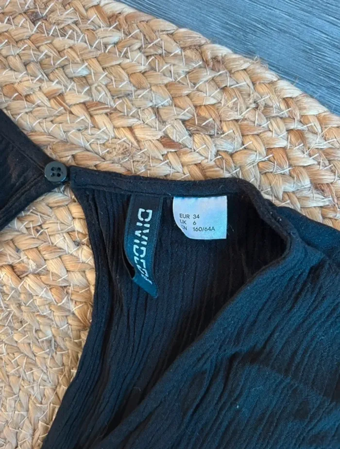 Combishort noire H&M taille 34 - photo numéro 3