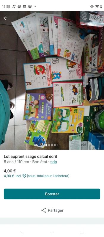 Lot apprentissages