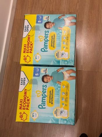  Couches Pampers Premium Protection – Taille 5 (Maxi Pack)  