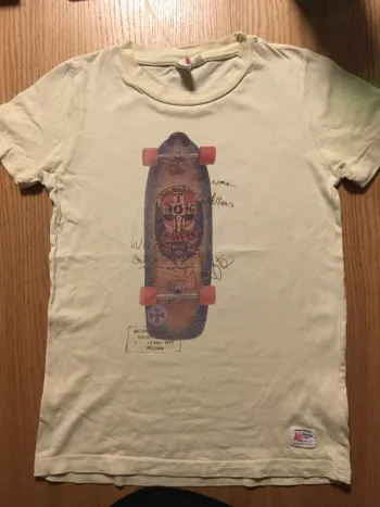Tshirt manches courtes jaune clair