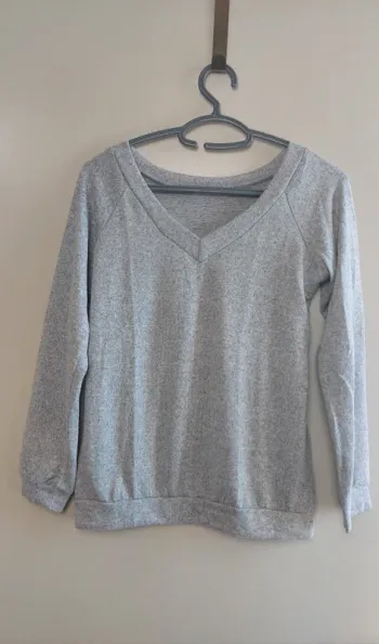 Pull gris taille S