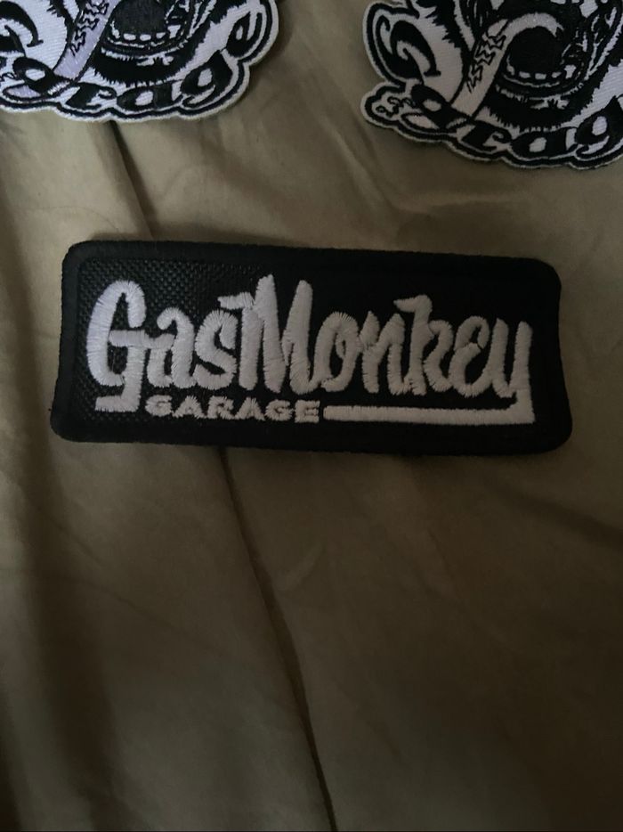 Lot de 3 patches officiels Gas Monkey Garage - Neufs, style biker custom - photo numéro 3