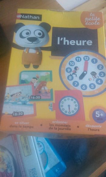 Jeux Nathan la petite école l heure