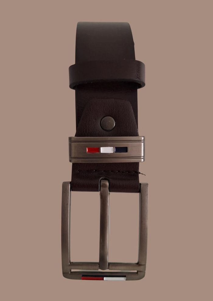 Ceinture aux couleurs de la France cuir PU 125 CM-Marron - photo numéro 8