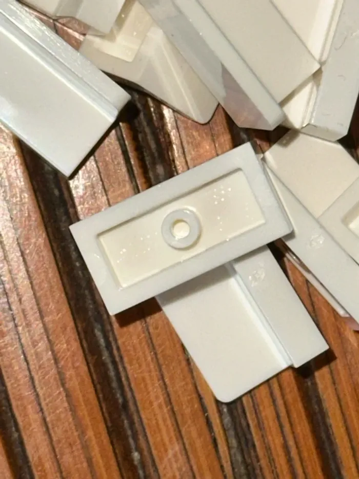 20 Lego Panel 1 x 2 x 1 ref 4865 White - photo numéro 3