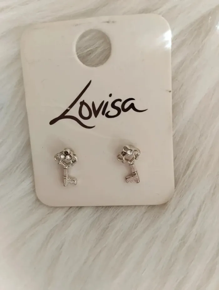 💎 Boucles d'oreilles clefs 💎