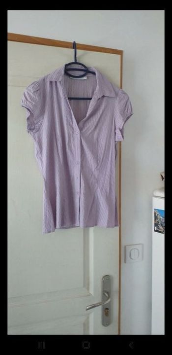 Chemise mauve