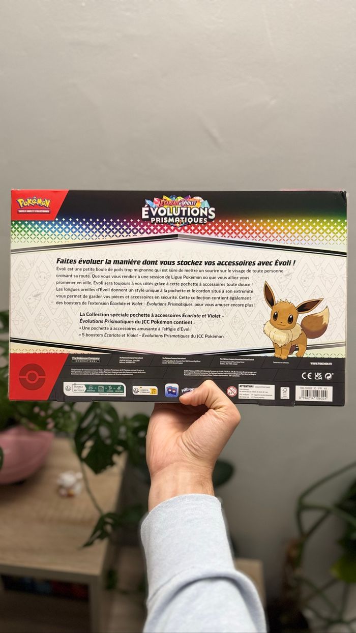 Pokémon - Coffret accessoire evoli évolutions prismatiques - photo numéro 3