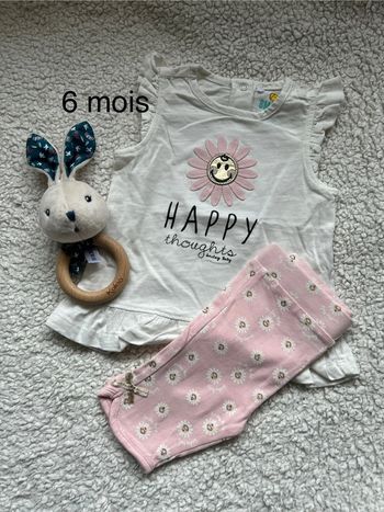 Ensemble pantacourt 6 mois