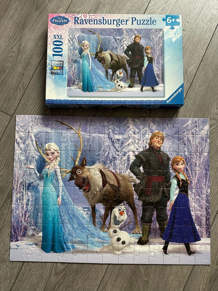 Puzzle 100 pièces XXL Reine des neiges