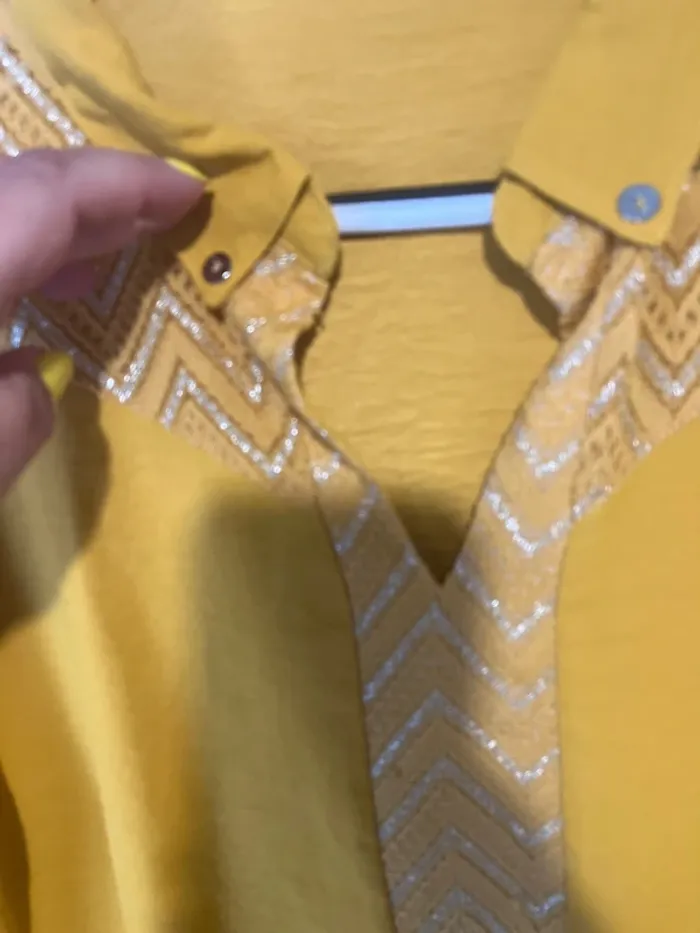 blouse moutarde - photo numéro 5