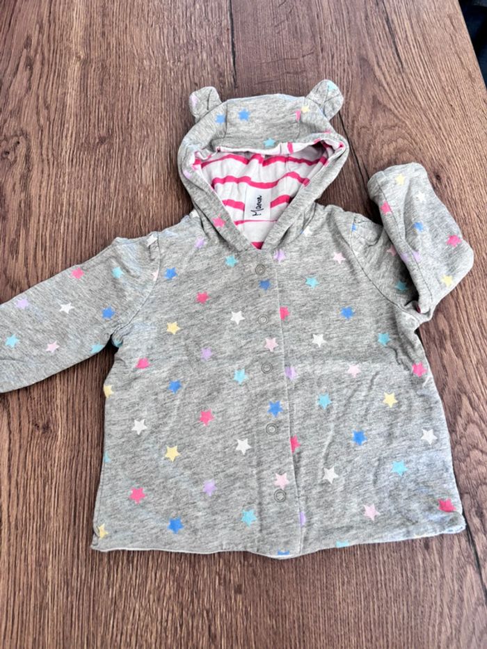 Gilet à pressions oreilles d'ourson