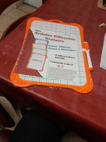 Ardoise effaçable scolaire
