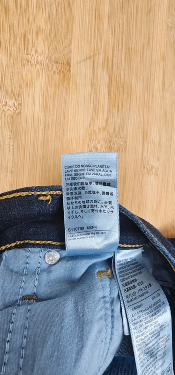 Jeans Levi's 314 shaping straight T:36 W28 L32 - photo numéro 14