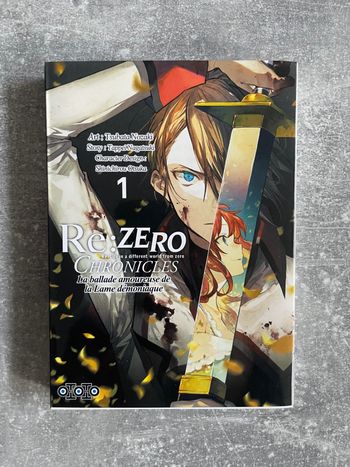 Manga Re:zero chronicles tome 1 en version française.