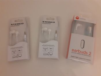 Lot de 3 écouteurs avec fil