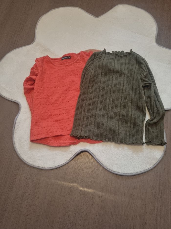 Lot tee-shirt fille 8 ans - photo numéro 3