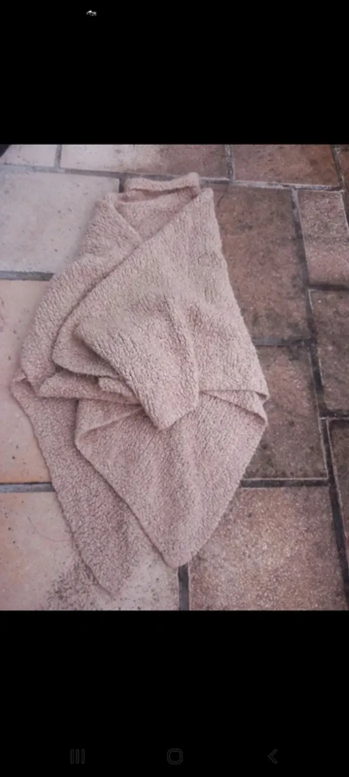 Gros poncho ultra-confort pure laine - photo numéro 4