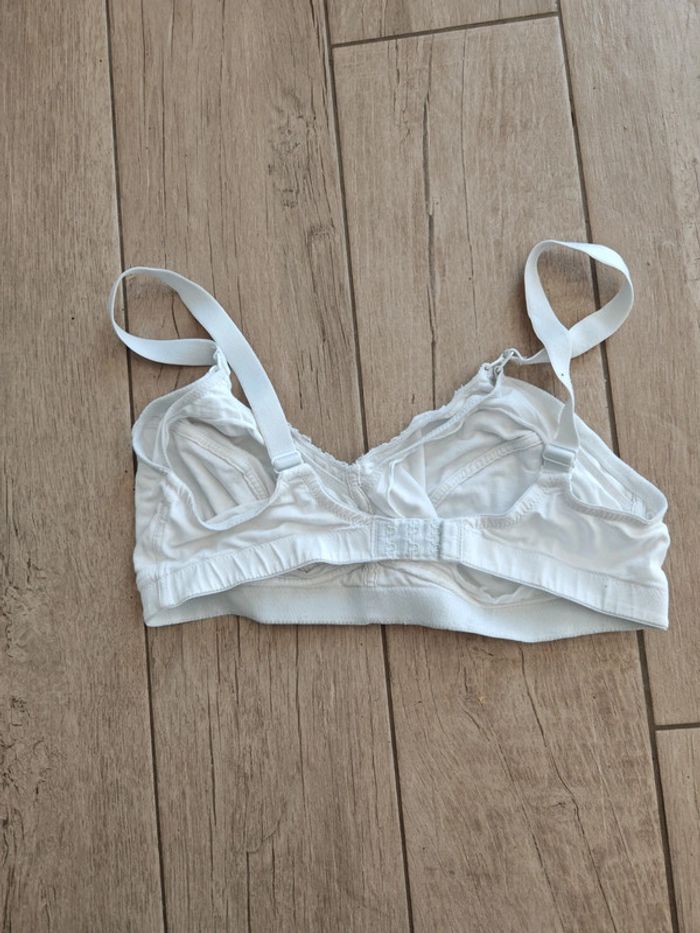 Soutien-gorge d'allaitement blanc 95D - photo numéro 2